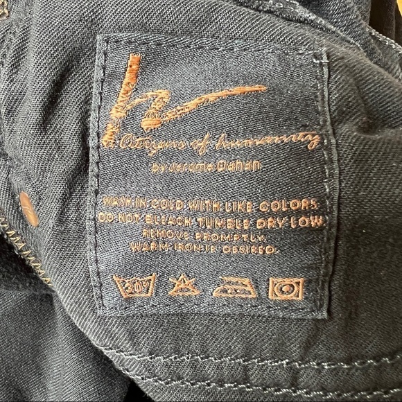 CITIZENS OF HUMANITY JEROME DAHAN JEANS BLACK STRAIGHT LEG SZ 29 - Picture 9 of 11